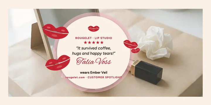 Rougelet lip review spotlight x-post: lipstick review post template