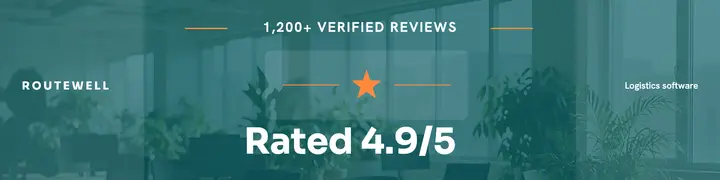 Routewell rated 4.9 reviews LinkedIn banner template