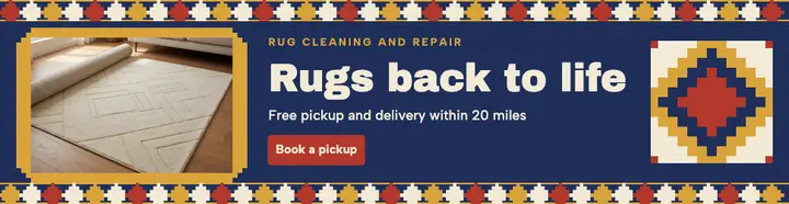 Rug cleaning kilim billboard template