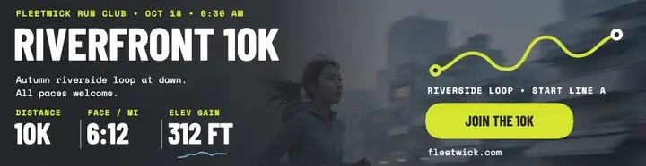 Fleetwick autumn 10K billboard template