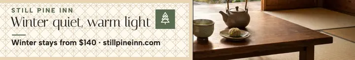 Still Pine Inn ryokan LinkedIn cover template