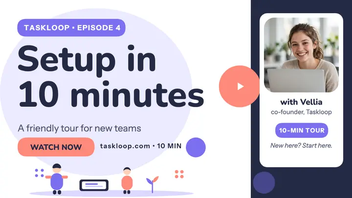 Taskloop setup in 10 minutes thumbnail template