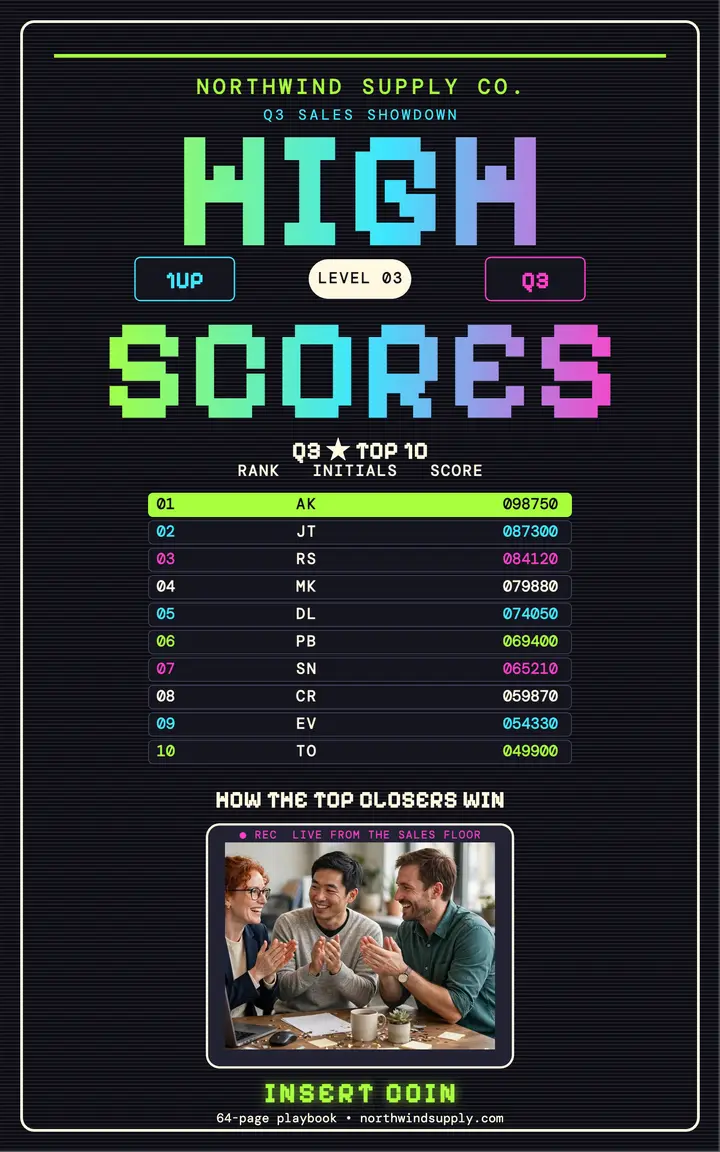 Northwind Q3 Top 10 arcade cover template