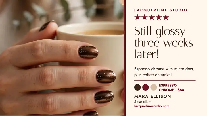 Lacquerline Studio manicure review thumbnail template