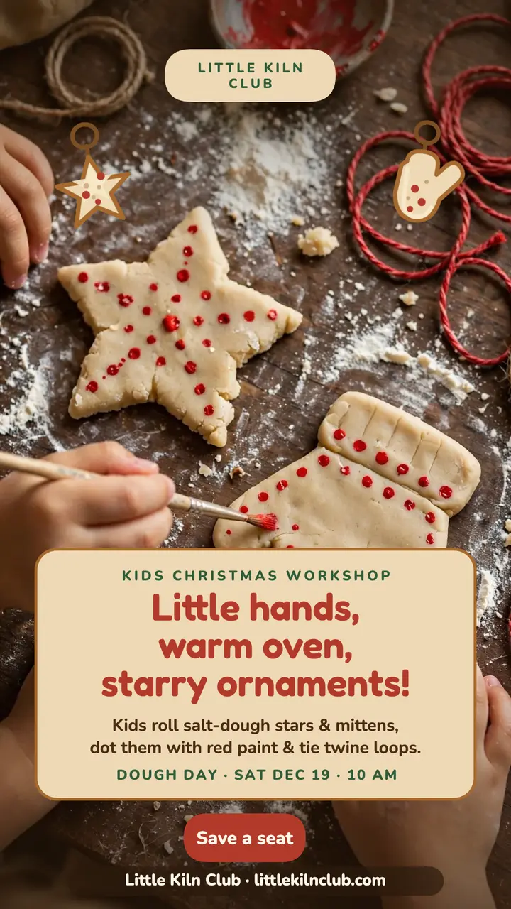 Little Kiln Club dough day craft story template