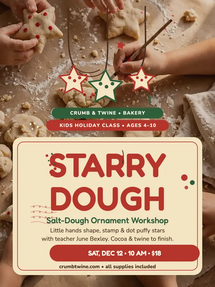 Crumb and Twine salt-dough class portrait template