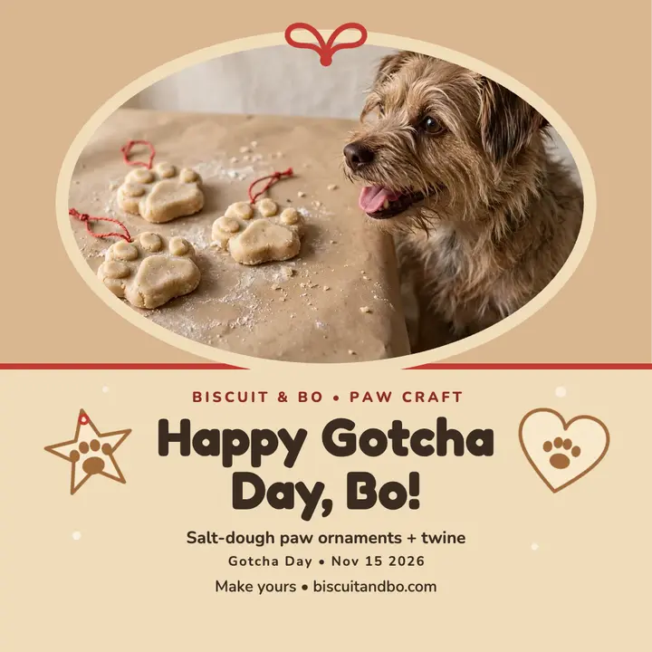 Salt-dough paw ornament gotcha post template