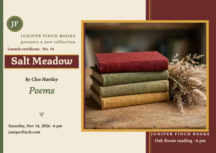 Salt Meadow spine launch certificate template