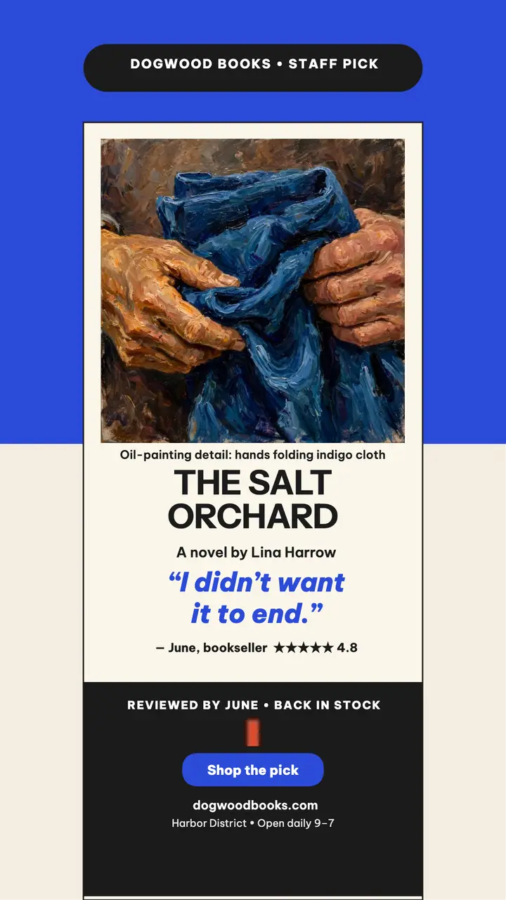 Dogwood Books Salt Orchard review template