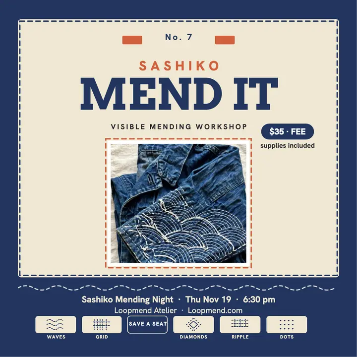 Loopmend sashiko denim mending post template