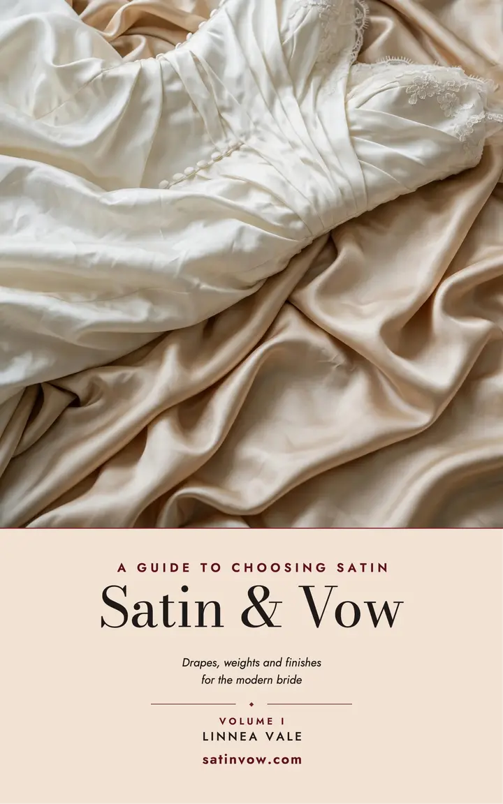 Satin and Vow gown guide, satin detail template