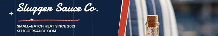 Slugger Sauce ballpark LinkedIn cover template