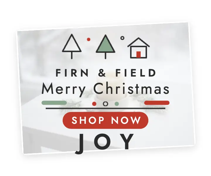 Firn and Field scandi Christmas ad: christmas ad template