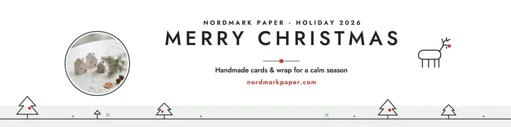 Nordmark Paper Christmas banner template