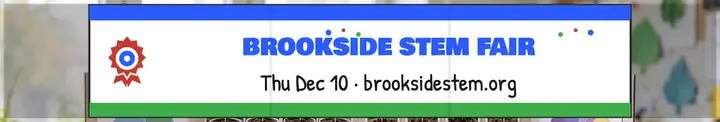 Brookside STEM Fair LinkedIn cover template