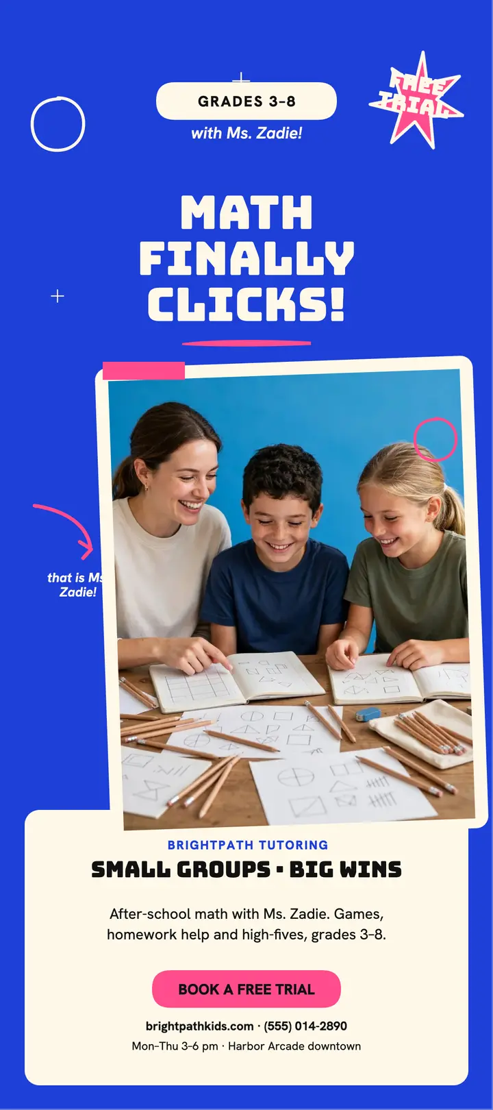 Brightpath math tutoring scribble card template