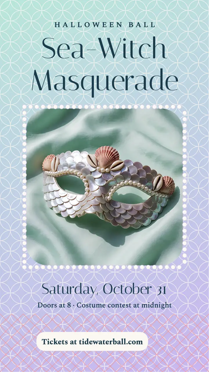 Tidewater sea-witch masquerade story template