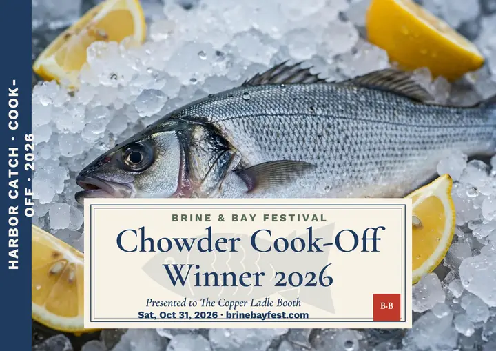 Brine and Bay chowder cook-off winner certificate: seafood cook-off winner certificate template