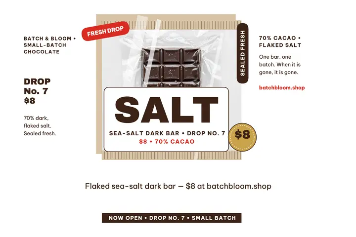 Batch and Bloom sea-salt bar drop card template