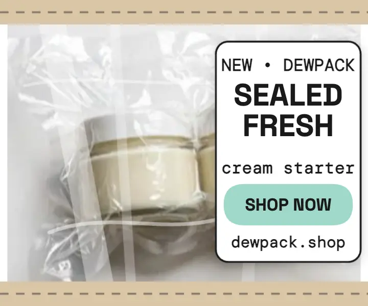 Dewpack sealed skincare starter ad template