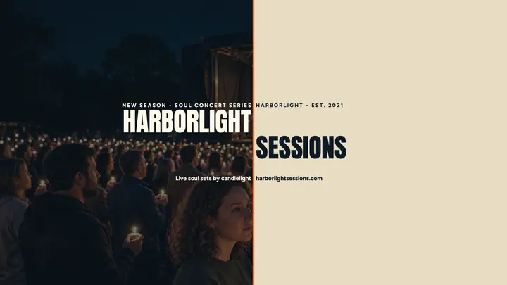 Harborlight Sessions soul banner template