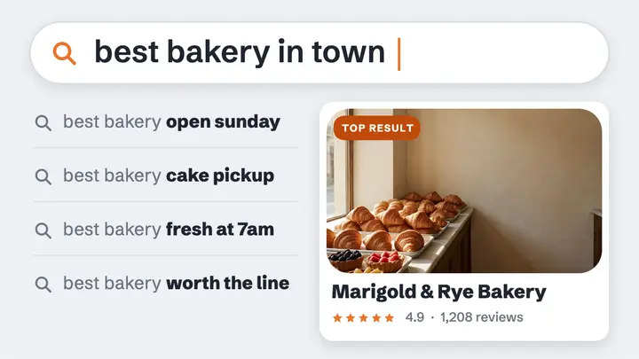 Marigold and Rye bakery top result template