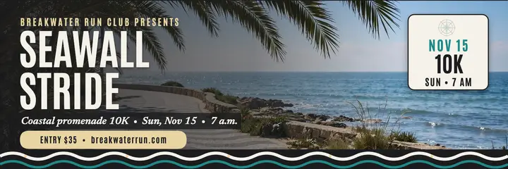 Seawall Stride coastal 10K header template