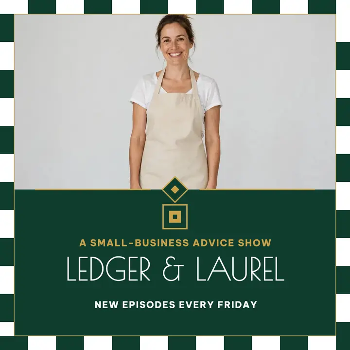 Ledger and Laurel business podcast cover template