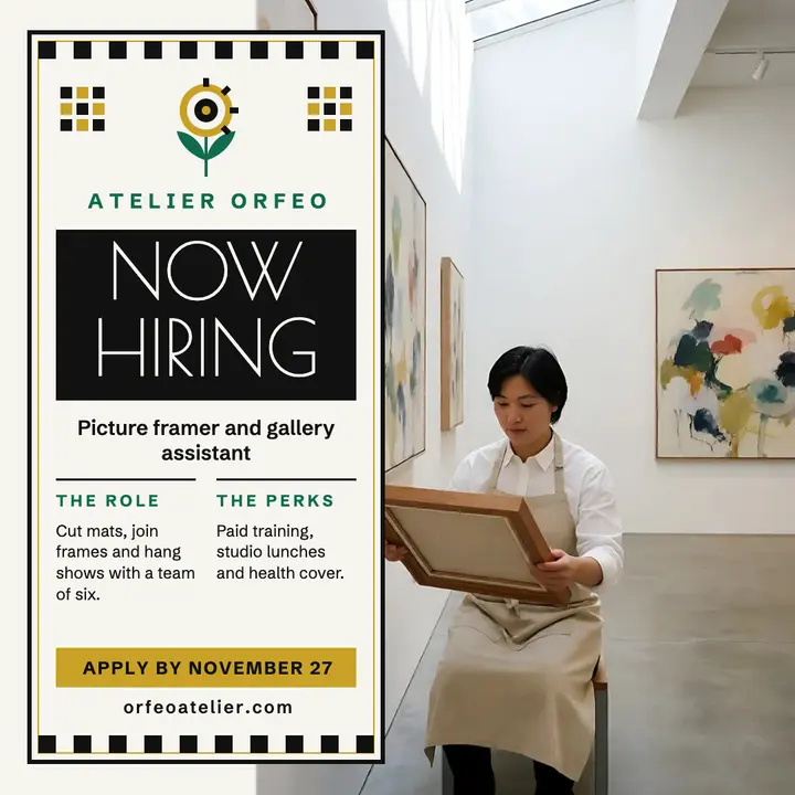 Atelier Orfeo now hiring template