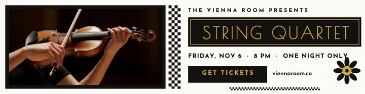 Vienna Room string quartet billboard template