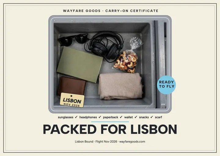 Packed for Lisbon bin checklist certificate: packing checklist certificate template