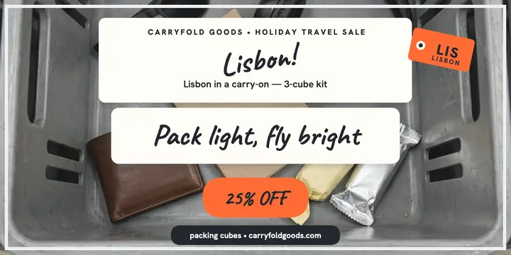 Carryfold holiday packing sale post template