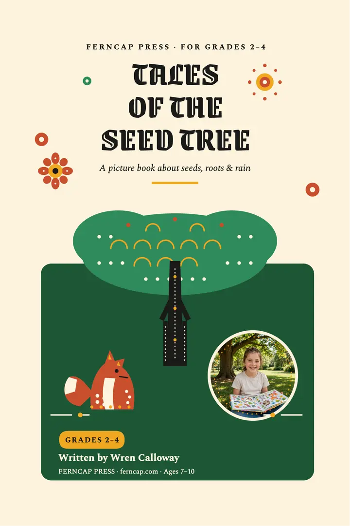 Seed Tree eco book Gond poster template