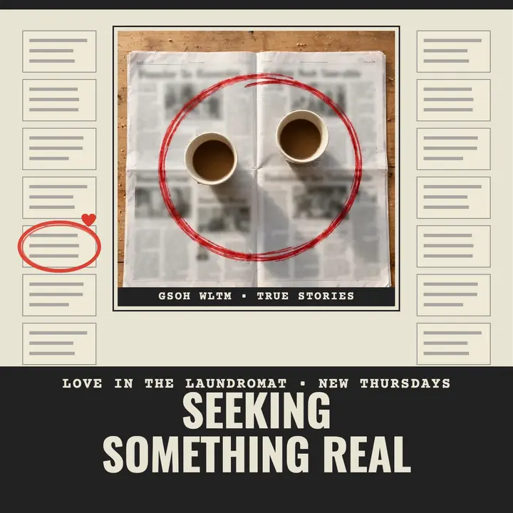 Seeking Something Real dating podcast cover template