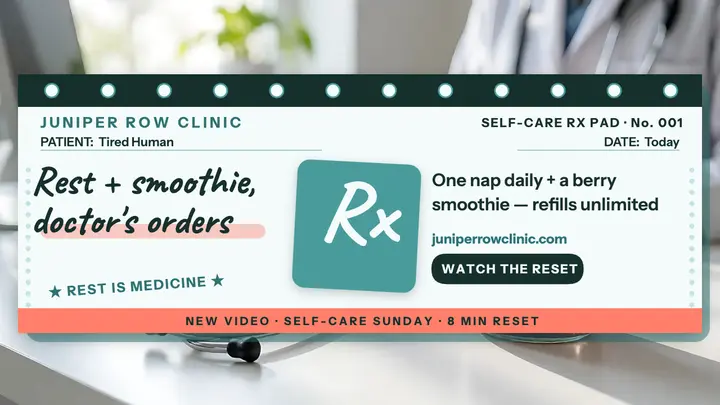 Juniper Row self-care Rx pad thumbnail template
