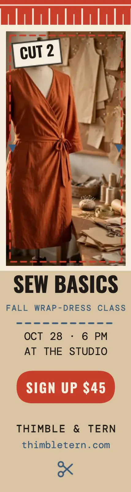 Thimble and Tern fall sew basics skyscraper template