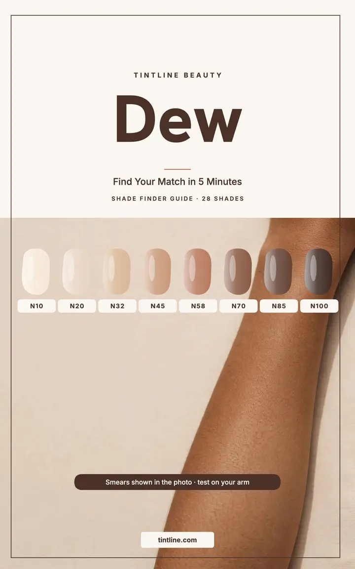Tintline Dew shade finder ebook: shade finder ebook cover template