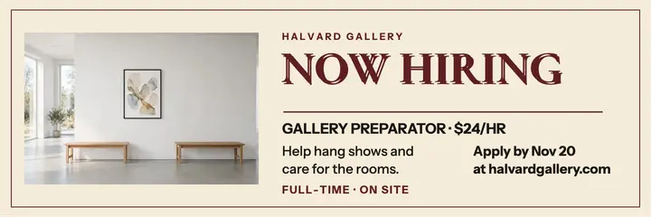 Halvard Gallery hiring header template