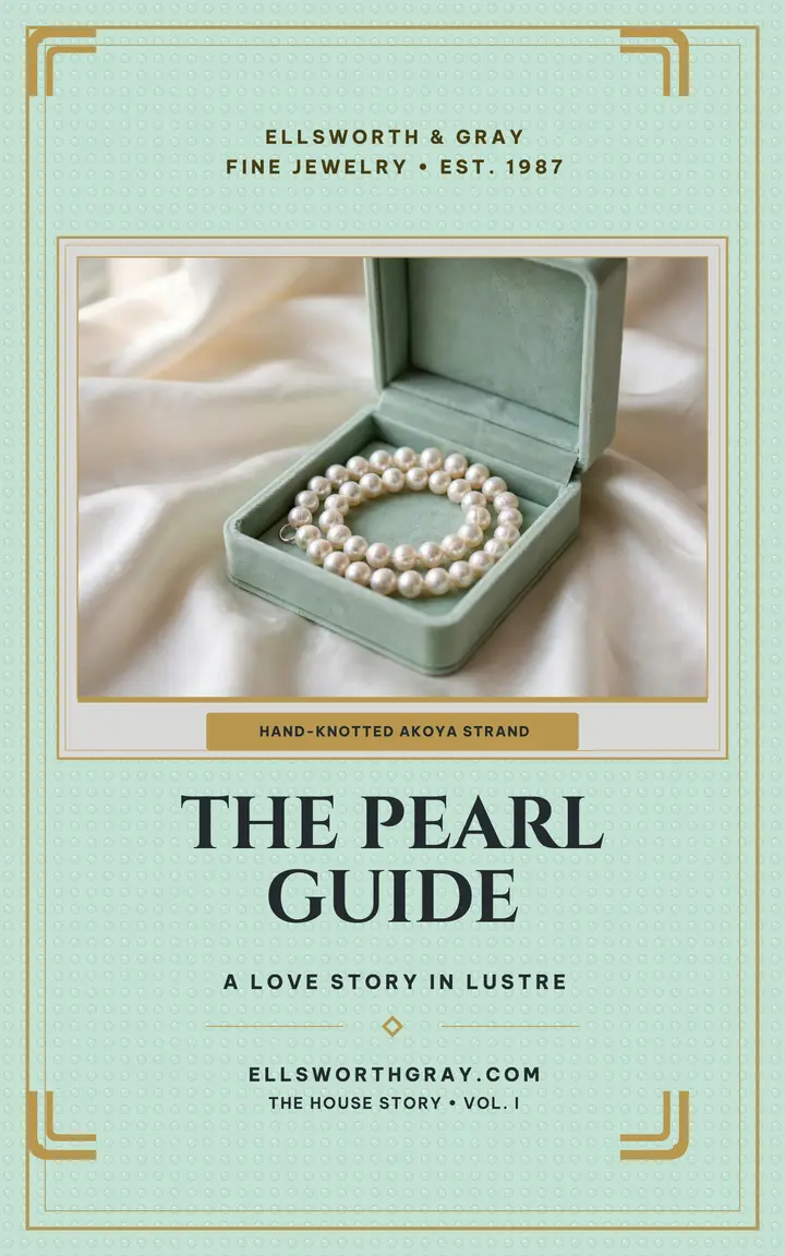 Ellsworth jewelry pearl guide ebook cover template