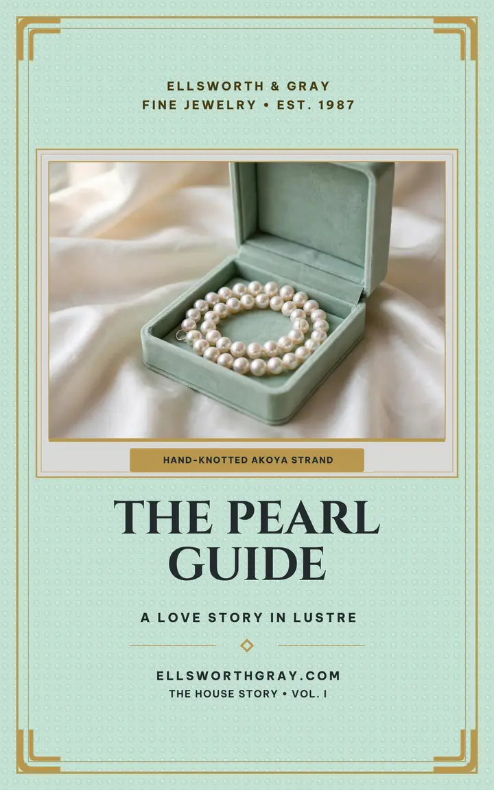 Ellsworth jewelry pearl guide ebook cover template