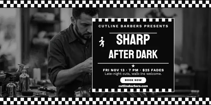 Cutline Barbers Sharp After Dark post template