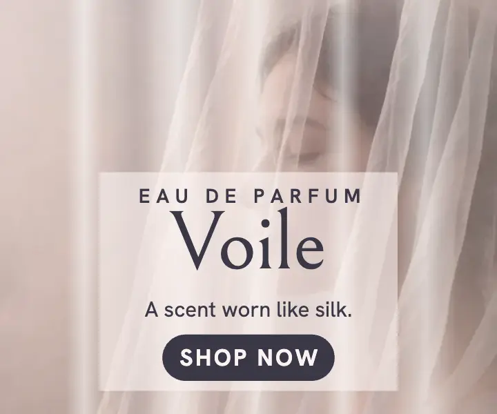 Aurelle Voile fragrance ad template