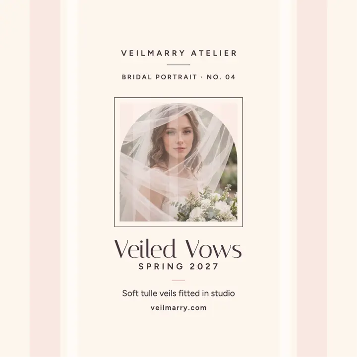 Veilmarry veiled bride post template