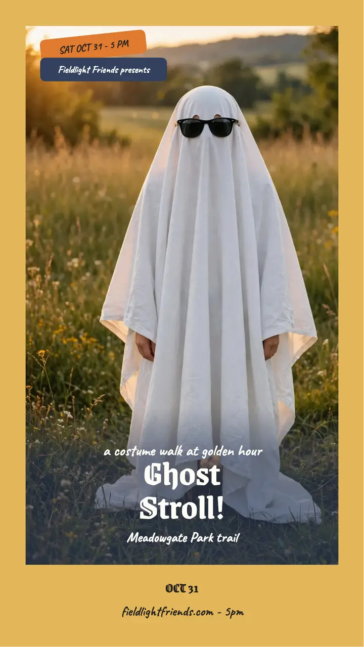 Fieldlight ghost stroll story: ghost stroll story template
