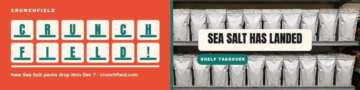 Crunchfield sea salt shelf takeover banner template