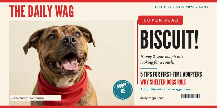 Biscuit shelter dog cover star post template