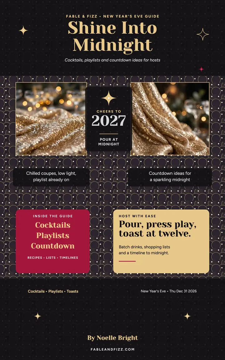 Shine Into Midnight New Year hosting ebook template
