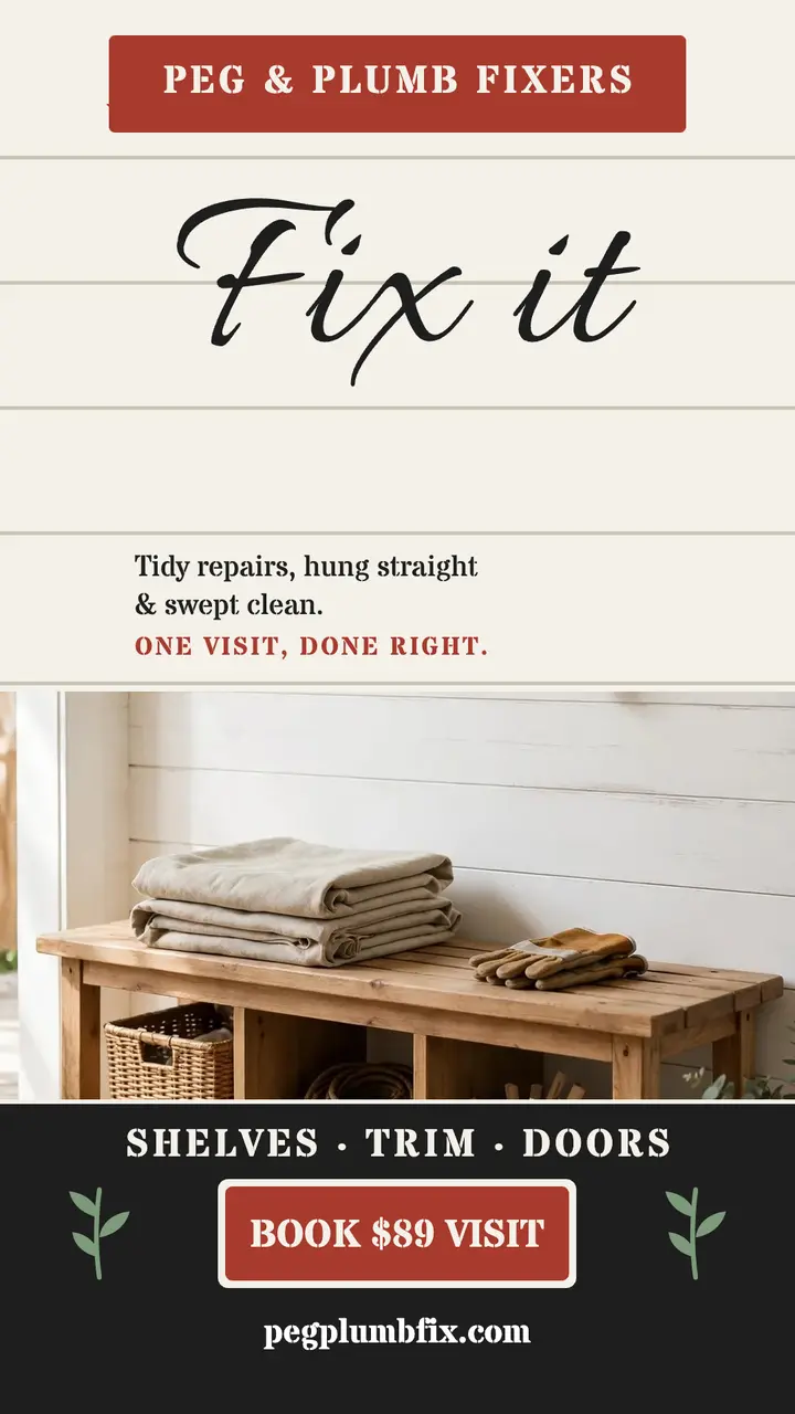 Peg and Plumb Fix it shiplap story template