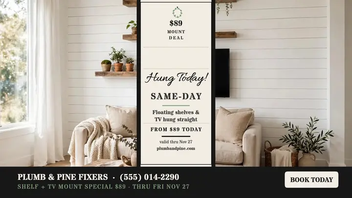 Plumb and Pine shelf mount thumbnail template