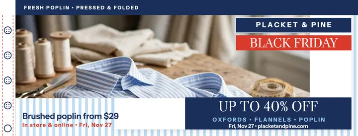 Placket and Pine Black Friday cover template